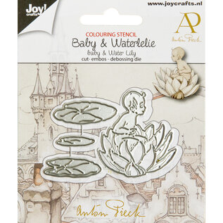 Joy!Crafts Stans-debos-embossing mal -  Anton Pieck - Baby & Waterlelie