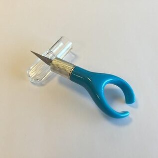 Thumb precision craft knife blauw