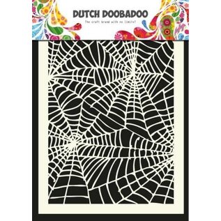 Dutch Doobadoo Mask Art stencil spiderweb A5