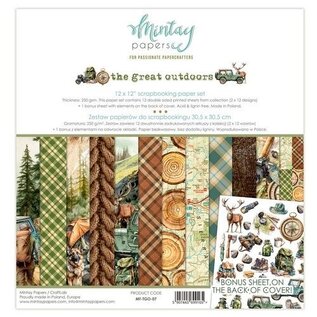 Mintay Papers 12 x 12 Paper Set - The Great Outdoor MT-TGO-07