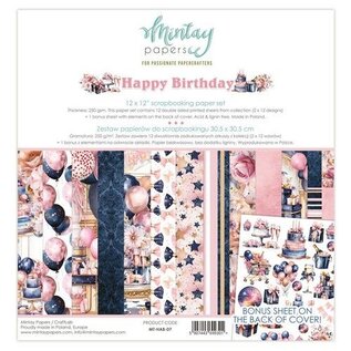 Mintay Papers 12 x 12 Paper Set - Happy Birthday MT-HAB-07