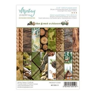 Mintay Papers 6 x 8 Add-On Paper Pad - The Great Outdoor MT-TGO-11