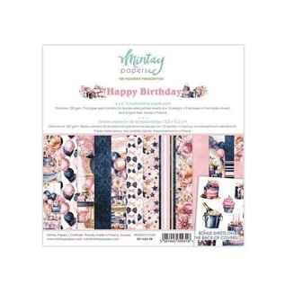 Mintay Papers 6 x 6  Paper Pad - Happy Birthday MT-HAB-08