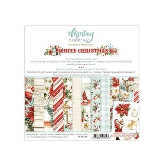 Mintay Papers 6 x 6  Paper Pad - White Christmas MT-WHC-08