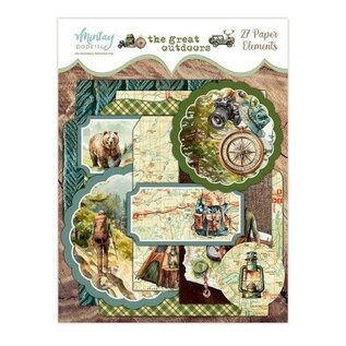 Mintay Papers Paper Elements - The Great Outdoor, 27 pcs