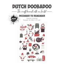 Dutch Doobadoo Stansvel A4 Plaatjes to remember