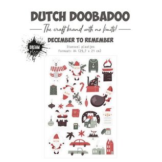 Dutch Doobadoo Stansvel A4 Plaatjes to remember