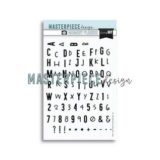Memory Planner - Stempelset - 6x8 Double alphabet  Match with Die set Weekly Tickets