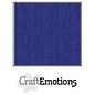 CraftEmotions Linnenkarton 10 vel saffierblauw 30,5x30,5cm / LC-56