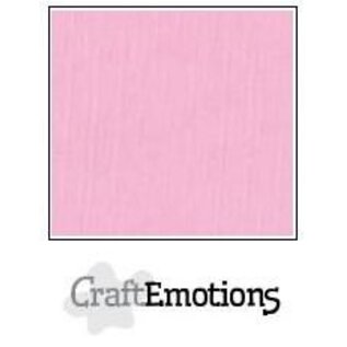 CraftEmotions Linnenkarton 10 vel roze 30,5x30,5cm / LC-38