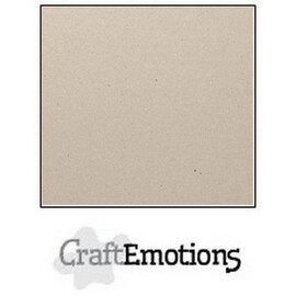 CraftEmotions Karton kraft lichtbruin 10 vel 30,5x30,5cm  220GR