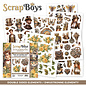 ScrapBoys POP UP Paperpad  elements - Steampunk Journey  15,2x15,2cm15,2x15,2cm