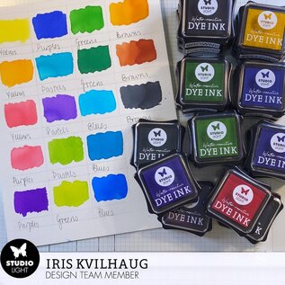 Studio Light Water-reactive Ink Pads Essentials Tools nr.17 pastels
