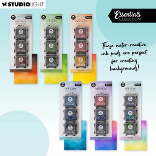 Studio Light Water-reactive Ink Pads Essentials Tools nr.17 pastels