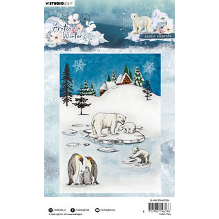 Studio Light Clear Stamp Arctic Winter nr.584  99x139mm