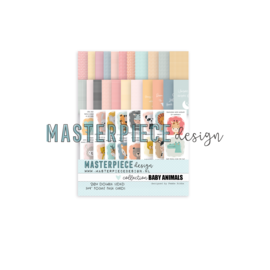 Masterpiece Design Pocket Page kaartjes Baby Animals 3x4 20st