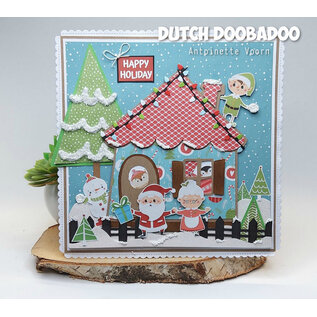 Dutch Doobadoo  Crafty Kit Winterfeestje 20x20cm