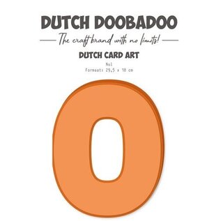 Dutch Doobadoo Card art Nul A4   folded A5