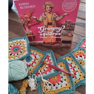 Kosmos Boek Boek - Haken à  la Bloemen: Granny squares Karin Bloemen