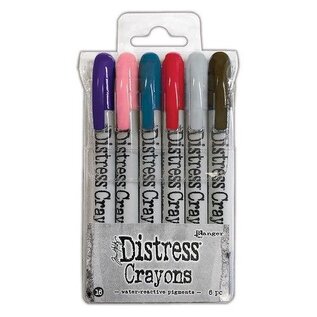 Ranger Distress Crayon Kit 6 st #16 Tim Holtz