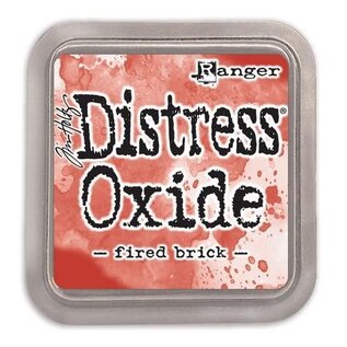 Ranger Distress Oxide - fired brick  Tim Holtz