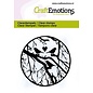 CraftEmotions Clearstamps 6x7cm - Cirkel, takken en vogels