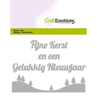 CraftEmotions Stansmal Tekst - Fijne Kerst NL