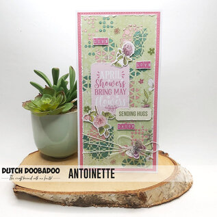 Dutch Doobadoo Stansvel Wild Flowers teksten A4