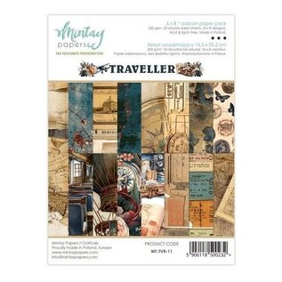 Mintay Papers 6 x 8 Add-On Paper Pad - Traveller