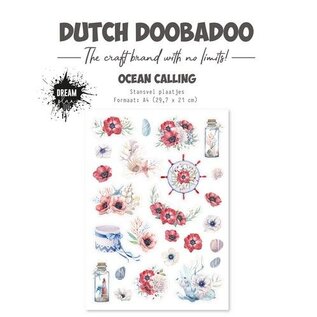 Dutch Doobadoo Stansvel Ocean calling A4