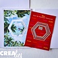 Crealies Stansmal Xtra Kiekeboe zeshoek  71x81mm