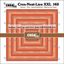 Crealies Crea-nest-dies XXL no. 56  scalloped rectangles max. 12,5x16,5 cm /