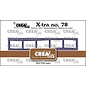 Crealies Stansmal Filmstrip golvend klein CLXtra78 18x105mm
