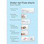 Crealies Foam sheets- A5 - Wit 1 mm (3 stuks)
