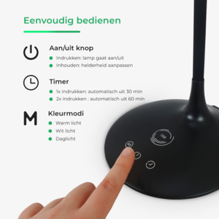 Daglicht Bureaulamp met accu