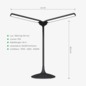 Daglicht Bureaulamp met accu