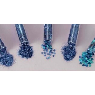 Hobby & Crafting Fun Glitterset assorti Jeans 1,8 GR 5 ST