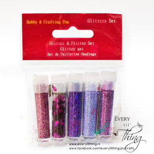Hobby & Crafting Fun Glitterset assorti Magic 1,8 GR 5 ST