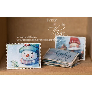 Dutch Doobadoo Basics postzegels 5pcs (Lickable paper)