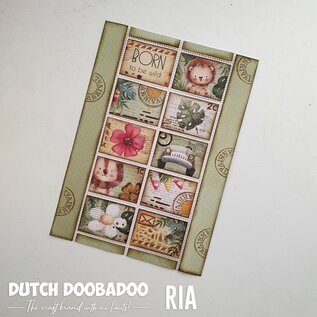 Dutch Doobadoo Basics postzegels 5pcs (Lickable paper)