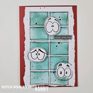 Dutch Doobadoo Mask art Postzegel