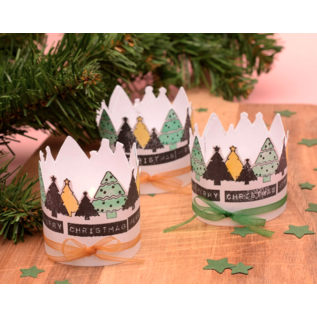 Nellie's Choice Clear Stamp Christmas Trees