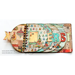 Dutch Doobadoo Card Art Kerst Album 6 set