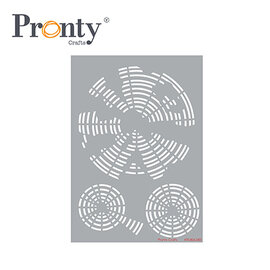 Pronty Stencil Broken Circles A5