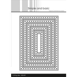 Simple and Basic Stans set Inner Scallop Rectangle