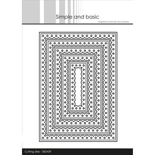 Simple and Basic Stans set Inner Scallop Rectangle