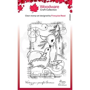 Woodware Craft Collection Clear Stamp Baby Deer