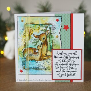 Woodware Craft Collection Clear Stamp Baby Deer