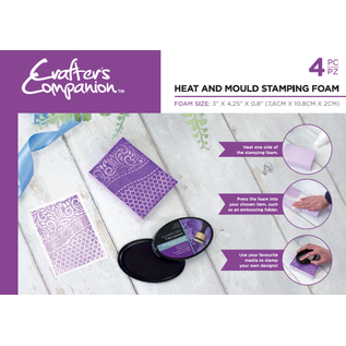 Crafters Companion Stamping Foam 7.6x10.8x2 cm- 4 stuks