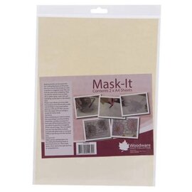Woodware Craft Collection Mask-It A4 Sheets (2pcs)